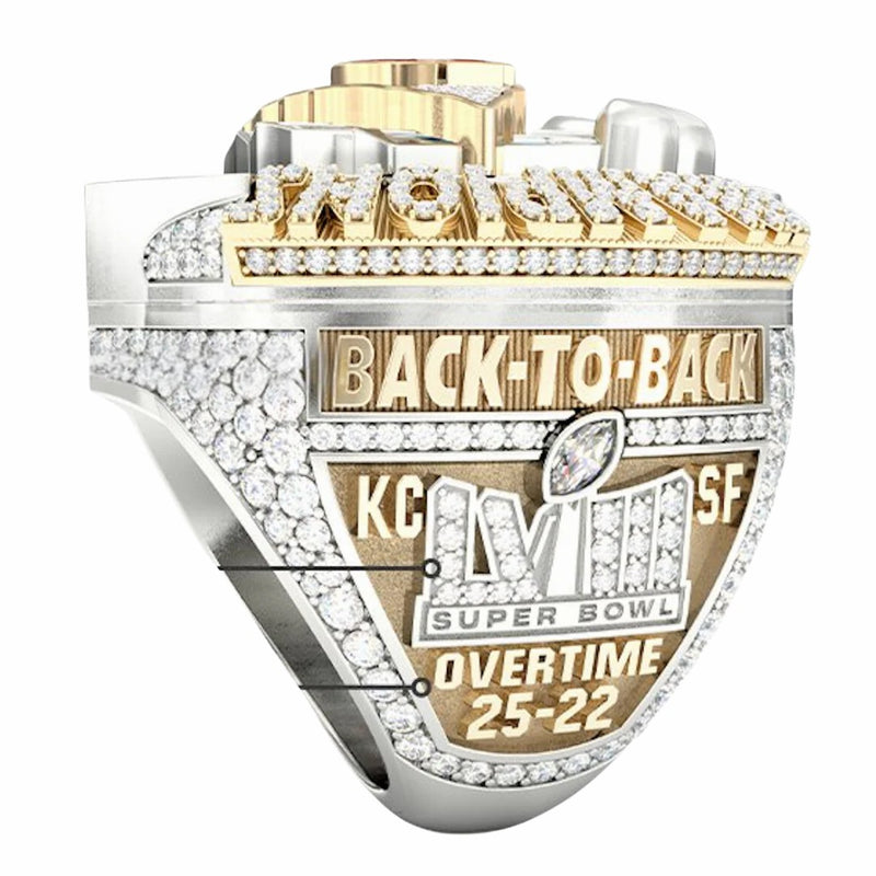 Presale 2023 Kansas City Chiefs Super Bowl Ring -  Premium Series