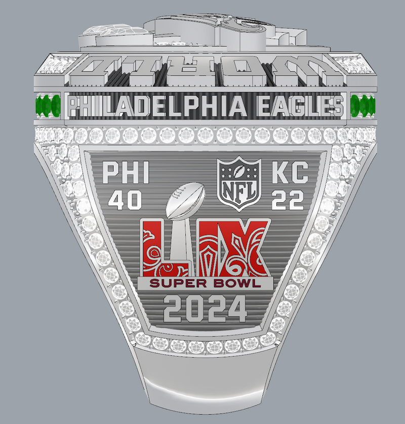 Fans Edition 2025 Philadelphia Eagles Super Bowl Championship Ring - Standard Series