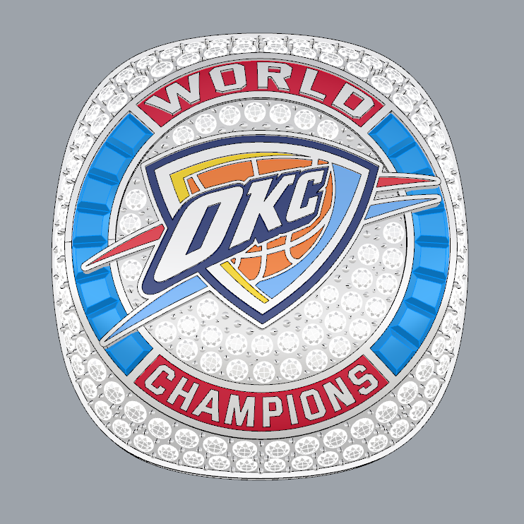 Fans Edition 2025 Oklahoma City Thunder Championship Ring - Standard Series