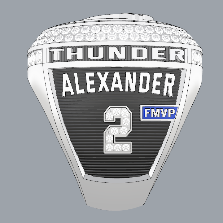 Fans Edition 2025 Oklahoma City Thunder Championship Ring - Standard Series