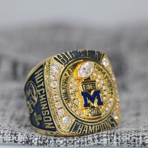 2021 Michigan Wolverines Big 10 Championship Ring - Premium Series