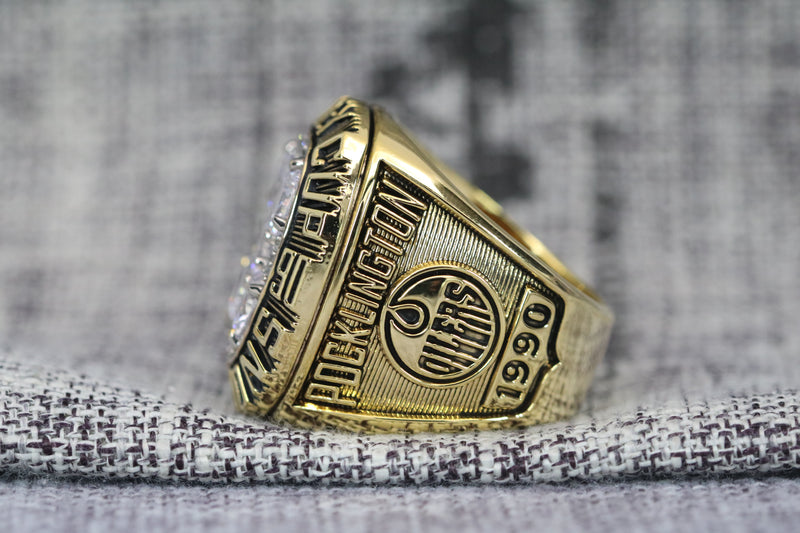 1990 Edmonton Oilers Stanley Cup Championship Ring - Premium Series