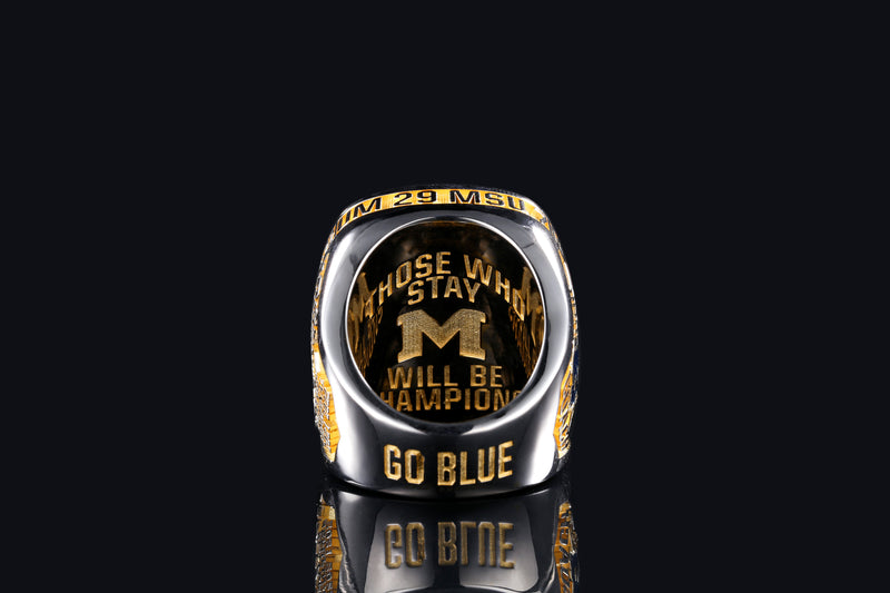 2023 Michigan Wolverines Mich-Again Back 2 Back Championship Ring - Ultra Premium Series