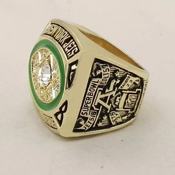 1968 New York Jets Super Bowl Championship Ring - foxfans.myshopify.com