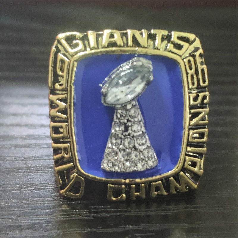 1986 New York Giants Super Bowl Championship Ring - foxfans.myshopify.com