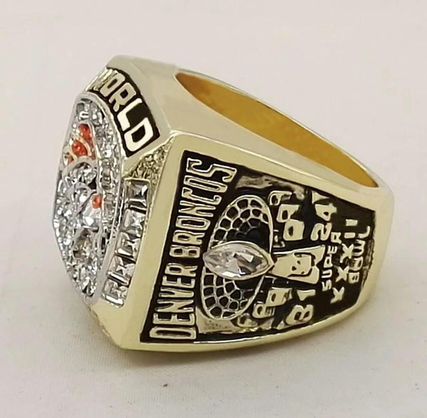 1997 Denver Broncos Super Bowl Championship Ring - foxfans.myshopify.com
