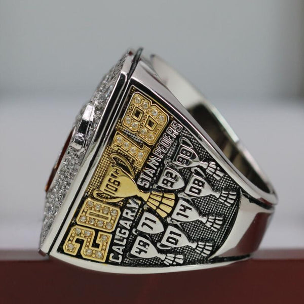 2018 Calgary Stampeders CFL Grey Cup Championship Ring - Premium Series - foxfans.myshopify.com