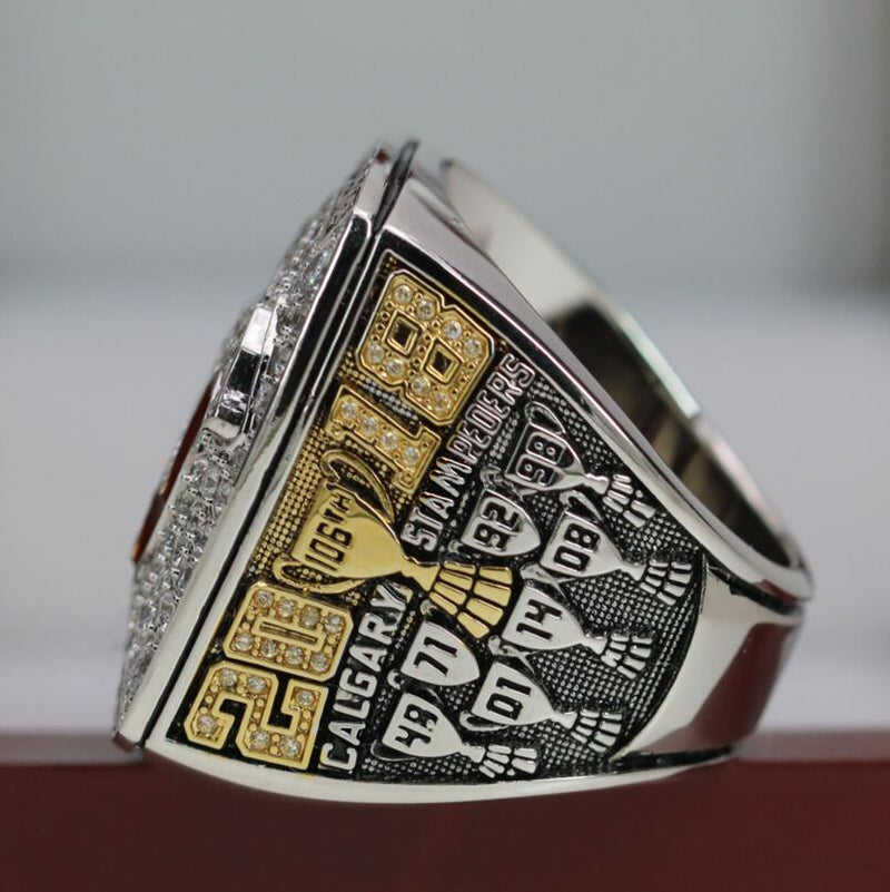 2018 Calgary Stampeders CFL Grey Cup Championship Ring - Premium Series - foxfans.myshopify.com