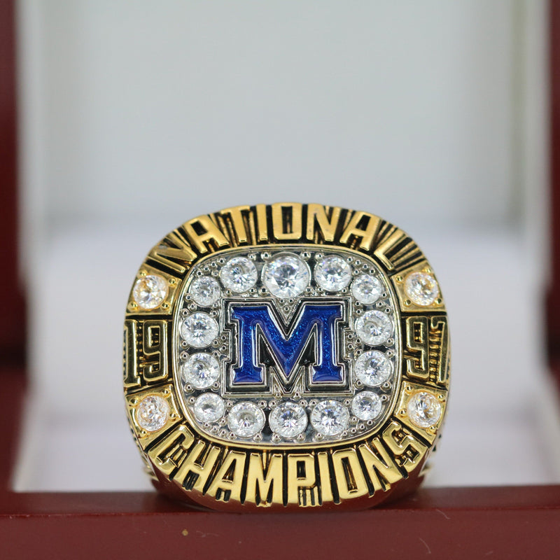 1997 Michigan Wolverines Football National Champions Ring - Premium Series