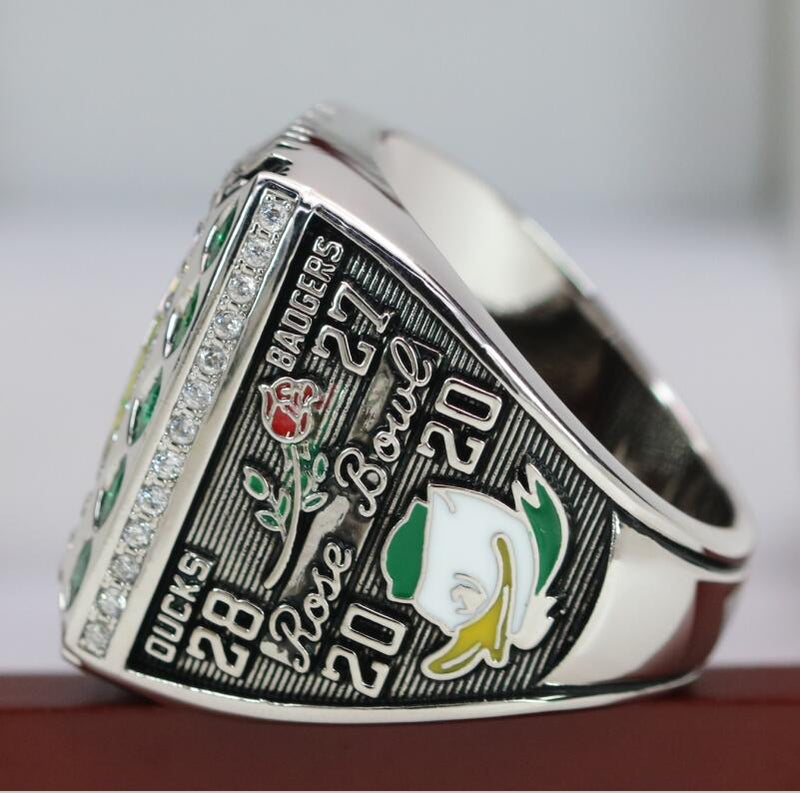 2019 Oregon Ducks College Football Rose Bowl Championship Ring - Premium Series - foxfans.myshopify.com