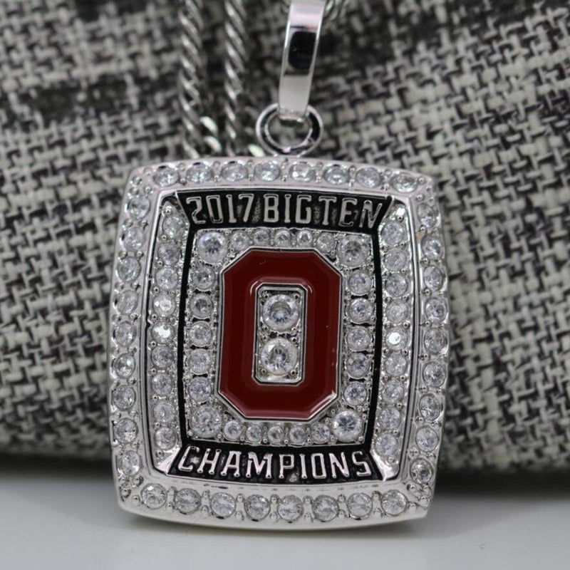 Ohio State Buckeyes Big 10 Championship Pendant/Necklace (2017) - Premium Series