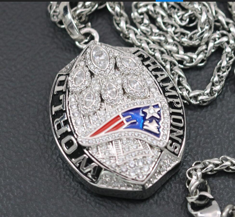 New England Patriots Super Bowl Pendant/Necklace (2019) - Premium Series
