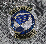 St. Louis Blues Stanley Cup Championship Pendant/Necklace (2019) - Premium Series