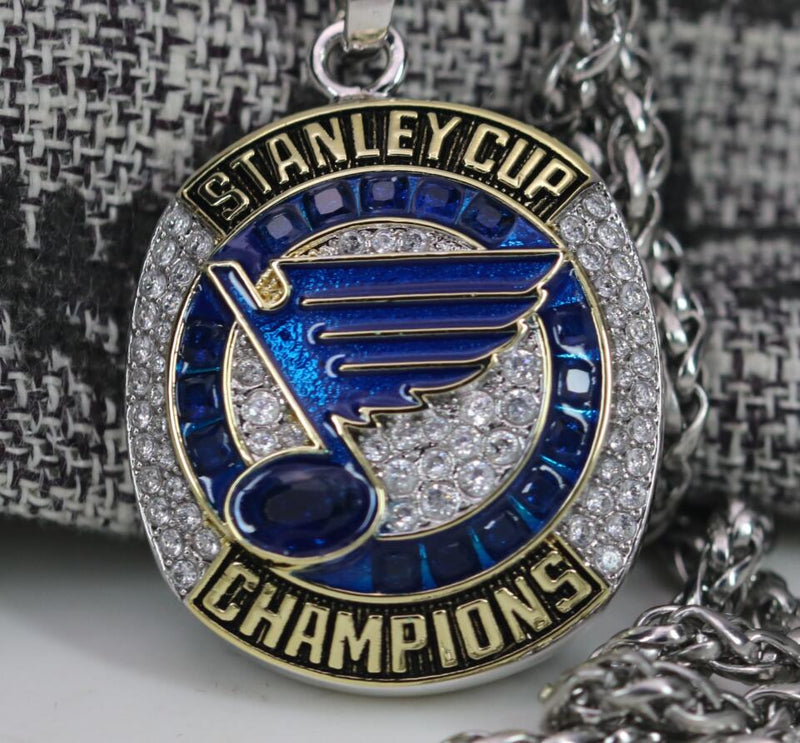 St. Louis Blues Stanley Cup Championship Pendant/Necklace (2019) - Premium Series